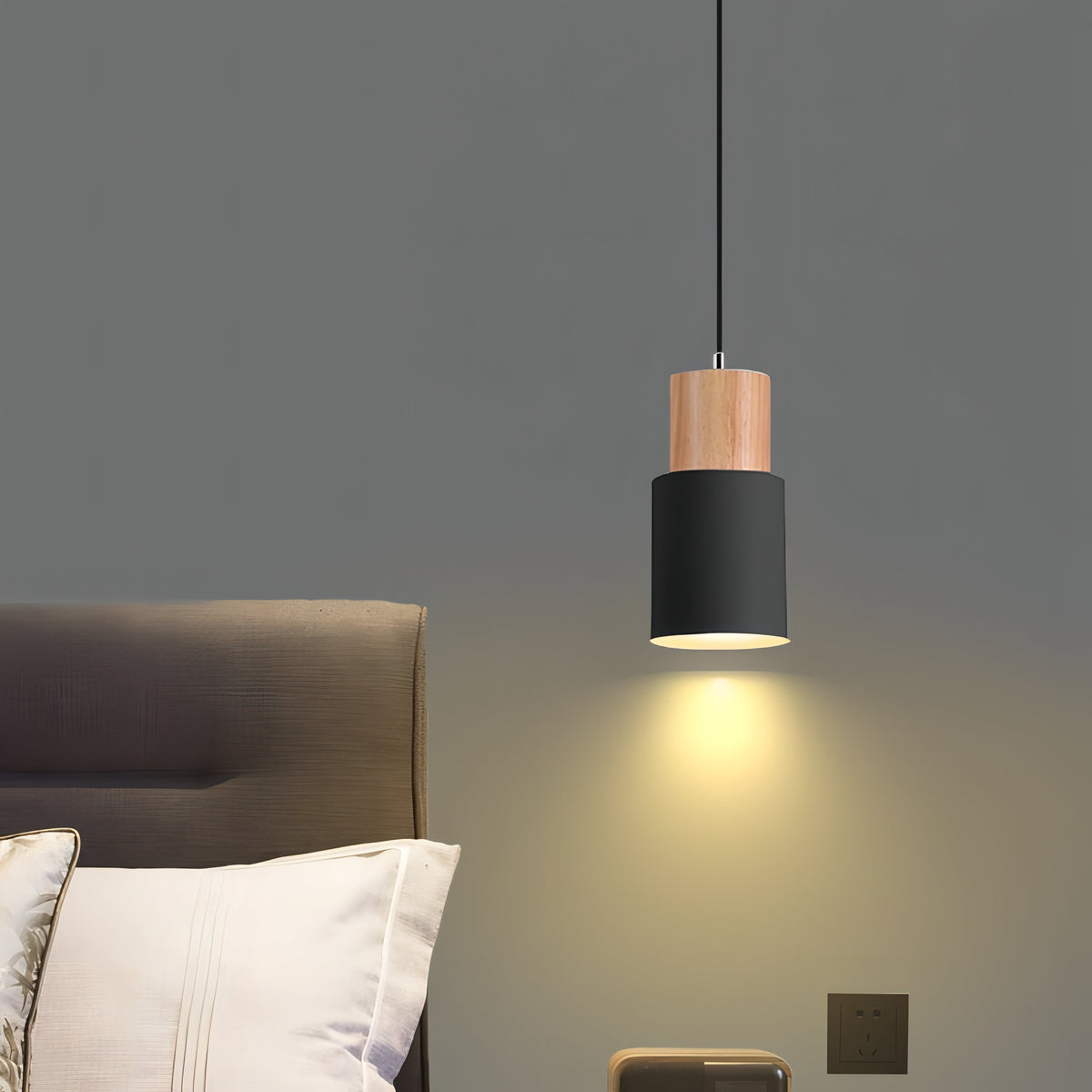 Jaziel - Round Wood Nordic Hanging Pendant Lamp