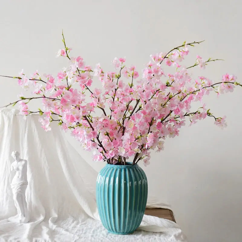 Artificial Cherry Blossom Branch - 109 cm Silk Flowers