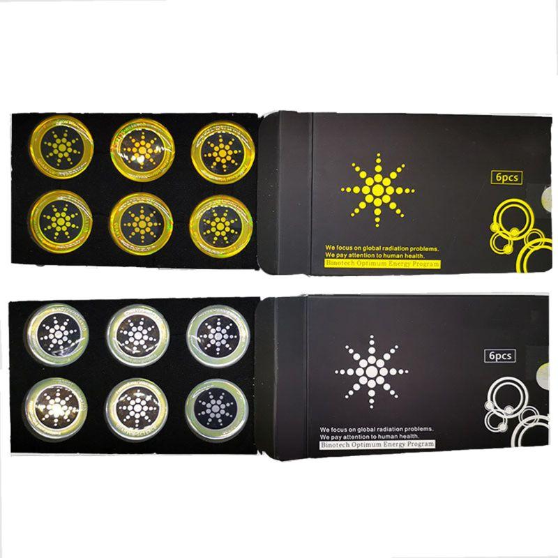 Block Radiation Protection Stickers for Mobile Phones (6 Pieces)