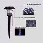 Solar Insect Killer with LED Light – Waterproof Garden Light for Mosquito Repulsion