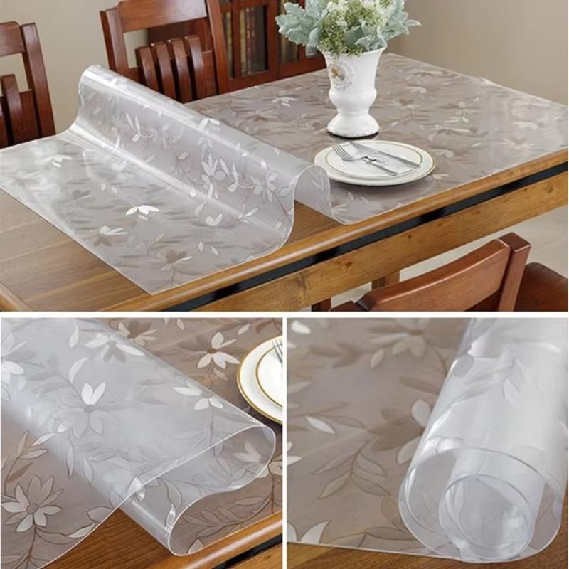 Premium Transparent 0.04 in PVC Table Protector