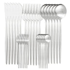 High-Quality Stainless Steel Cutlery Set for 6 People - Elegant Cutlery Collection