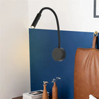 Modern Flexible LED Reading Wall Lamp with Switch for Bedroom and Study - 1W/3W