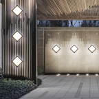 Elegant outdoor wall lamp with motion sensor