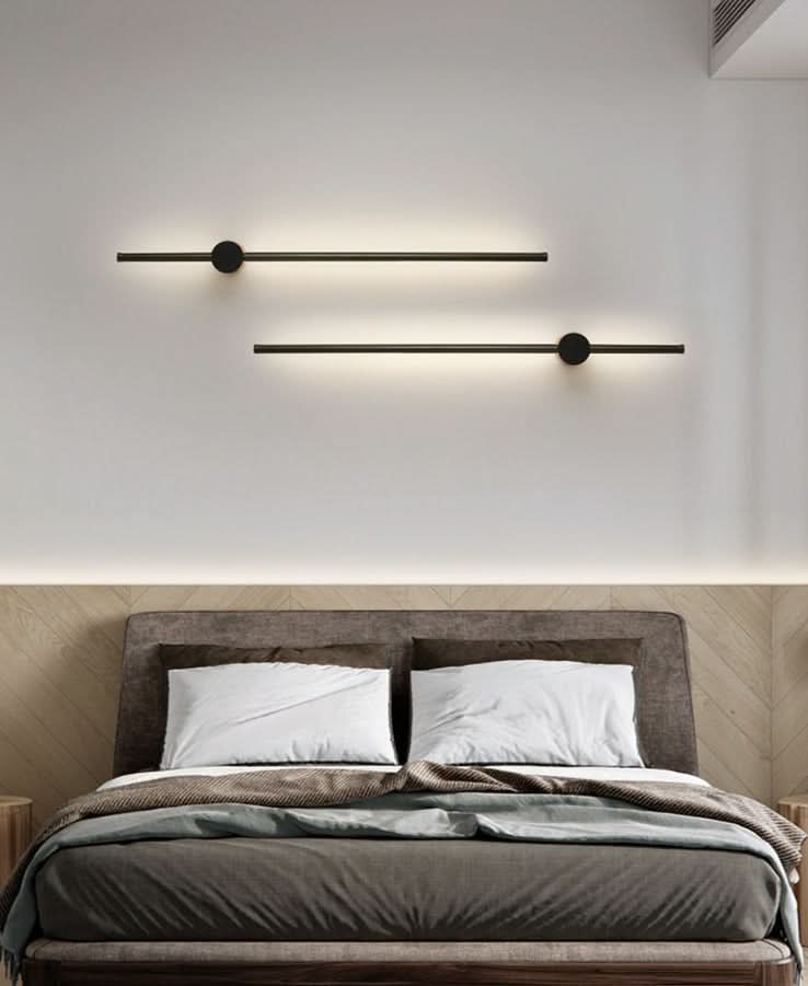 Minimalist Wall Lamp with Plug and LED Light