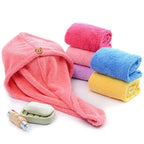 Microfibre turban for quick & gentle drying