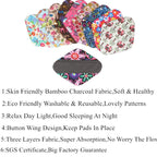 10 pieces reusable pads - Organic periods reusable pads