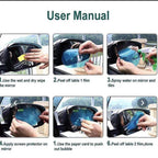 Sticky Rain-proof Car Window Film