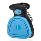 Portable Dog Poop Scooper with Clip & Adjustable Grabber