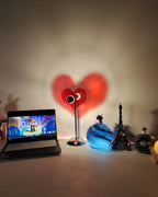 LoveGlow – Elegant Table Lamp with Rechargeable LED
