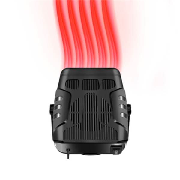 Portable heating & cooling device for the car with 360° holder