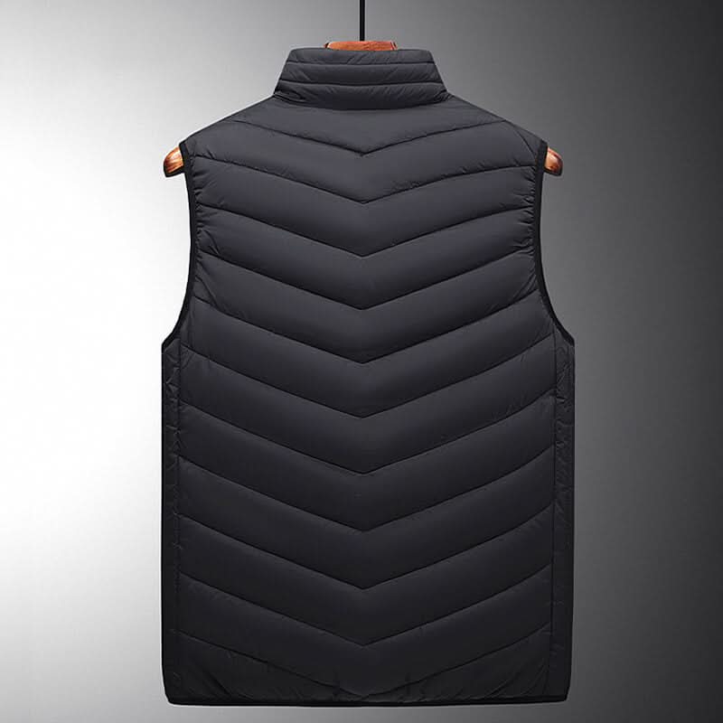 Heated vest with 13 heating zones for cold days
