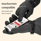 Heated Gloves | Water-Repellent, Touchscreen-Compatible & Ideal for Outdoor Winter Activities