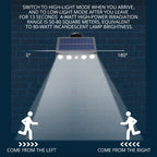 LED Solar Motion Sensor Outdoor Light