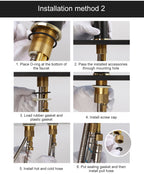 Elegant Temperature Display Smart Faucet