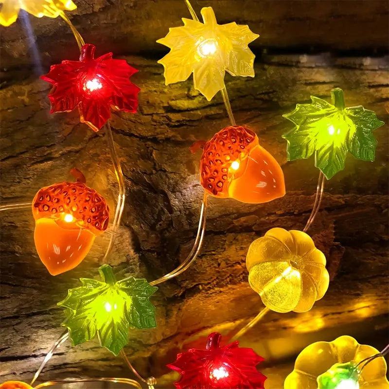 Autumn LED Light String | Halloween Decoration