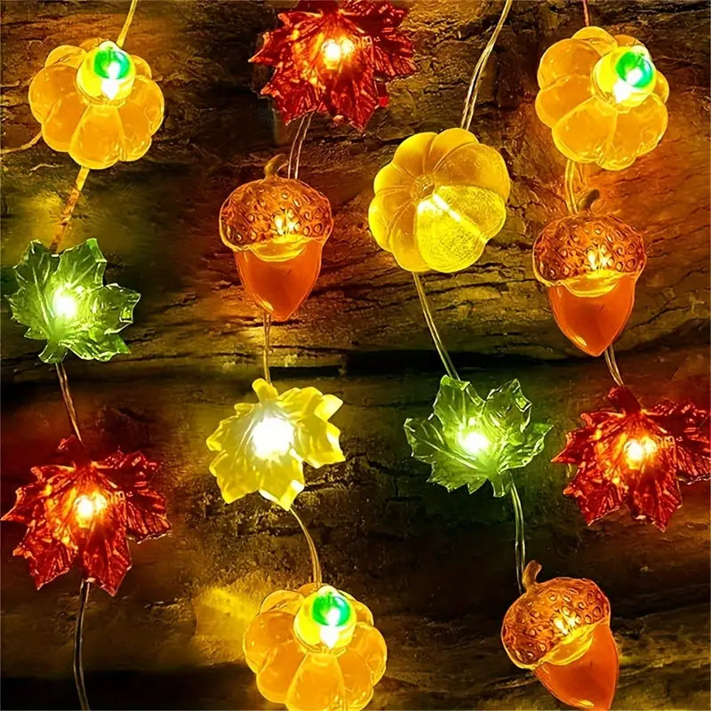 Autumn LED Light String | Halloween Decoration
