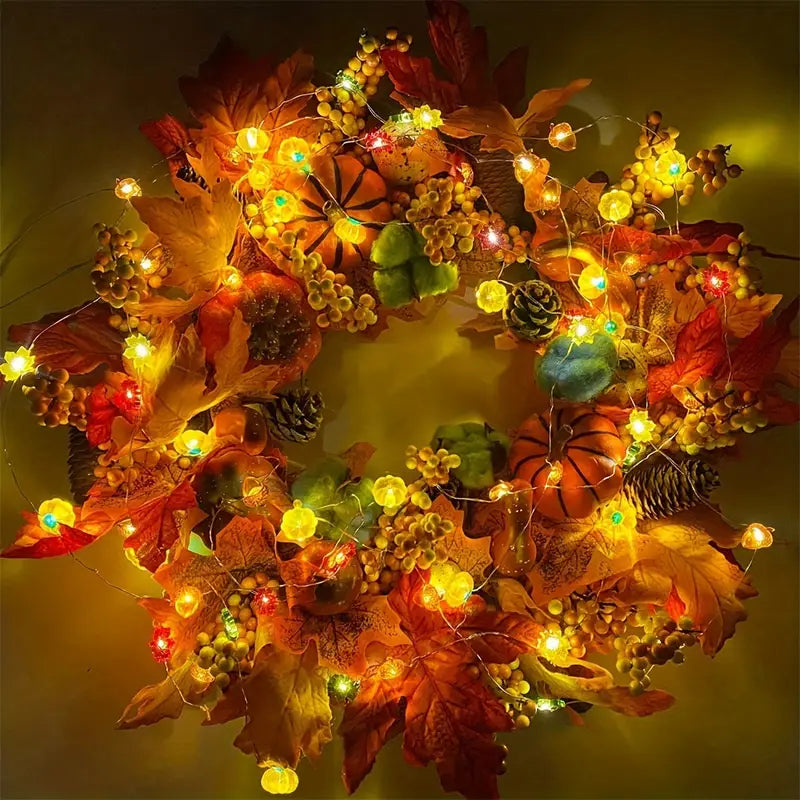Autumn LED Light String | Halloween Decoration