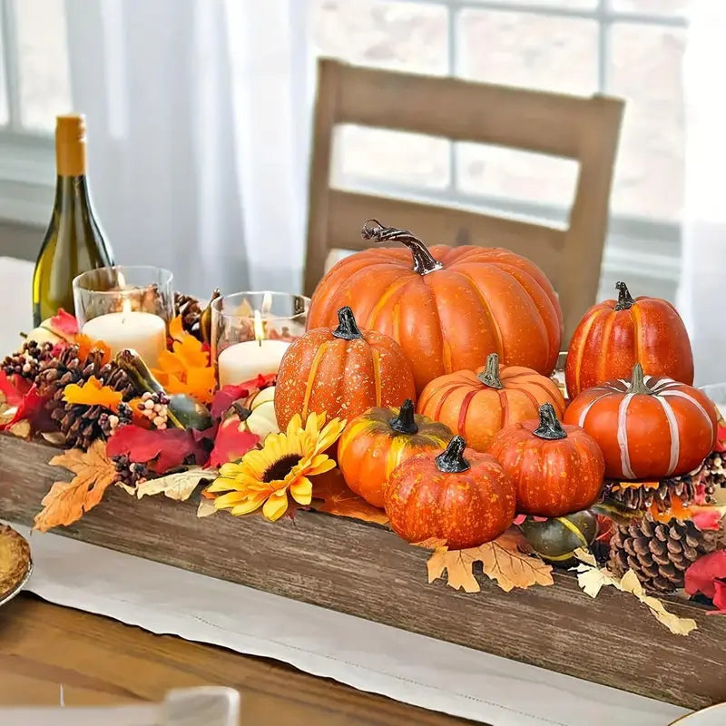 Autumn Pumpkin Set | Artificial Decoration for Halloween