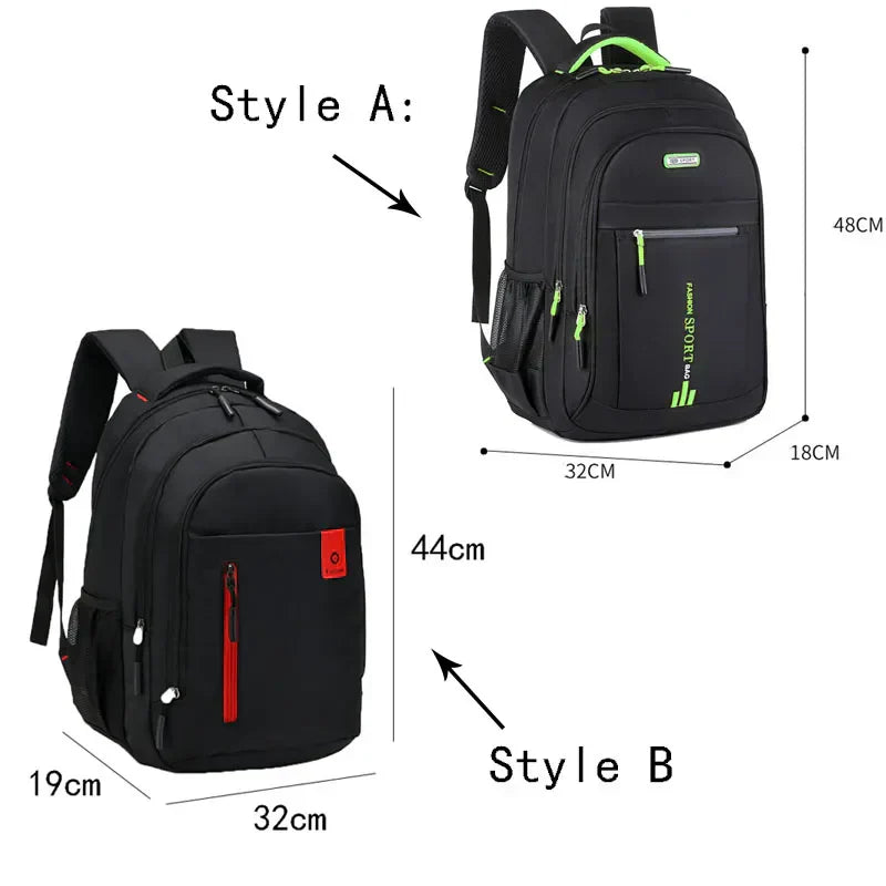 Modern Oxford waterproof backpack for men