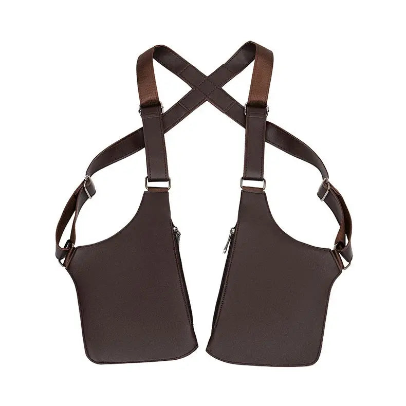 Men's Anti-Theft Shoulder Bag with Multiple Compartments