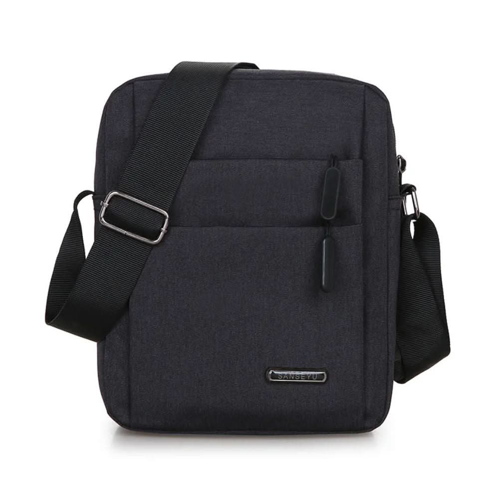 Men's Shoulder Bag with Anti-Theft Design