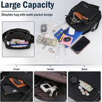 Men's Shoulder Bag with Anti-Theft Design