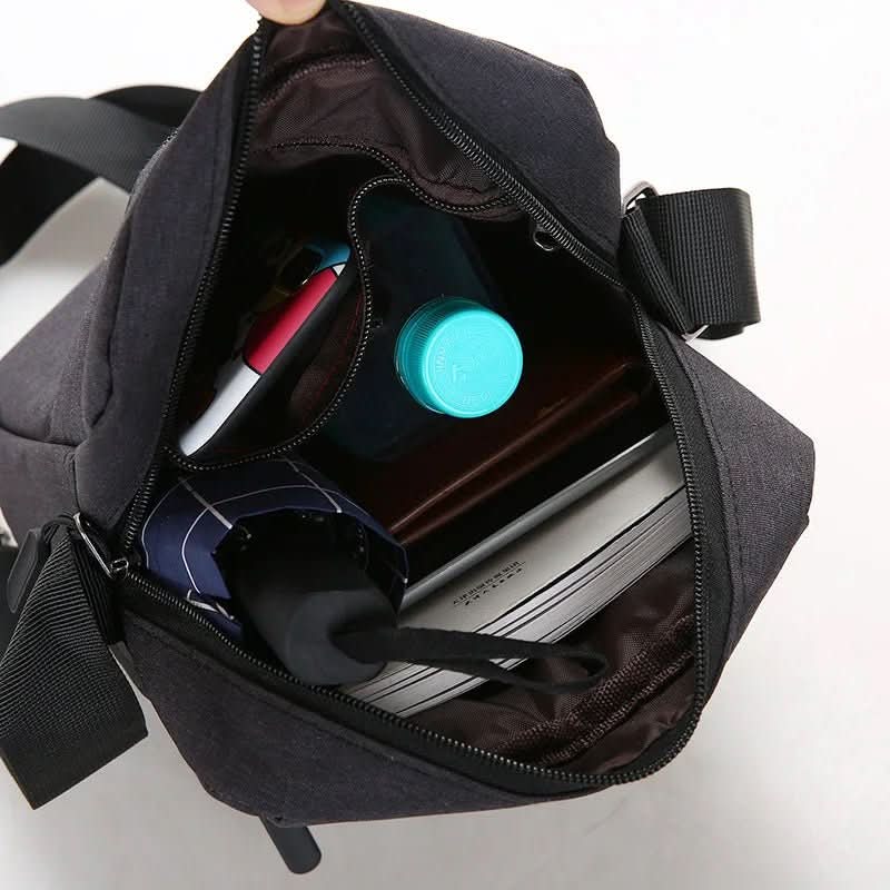 Men's Shoulder Bag with Anti-Theft Design