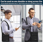 Men's Shoulder Bag with Anti-Theft Design