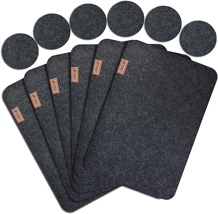 Heat-resistant table mats coasters cork coasters