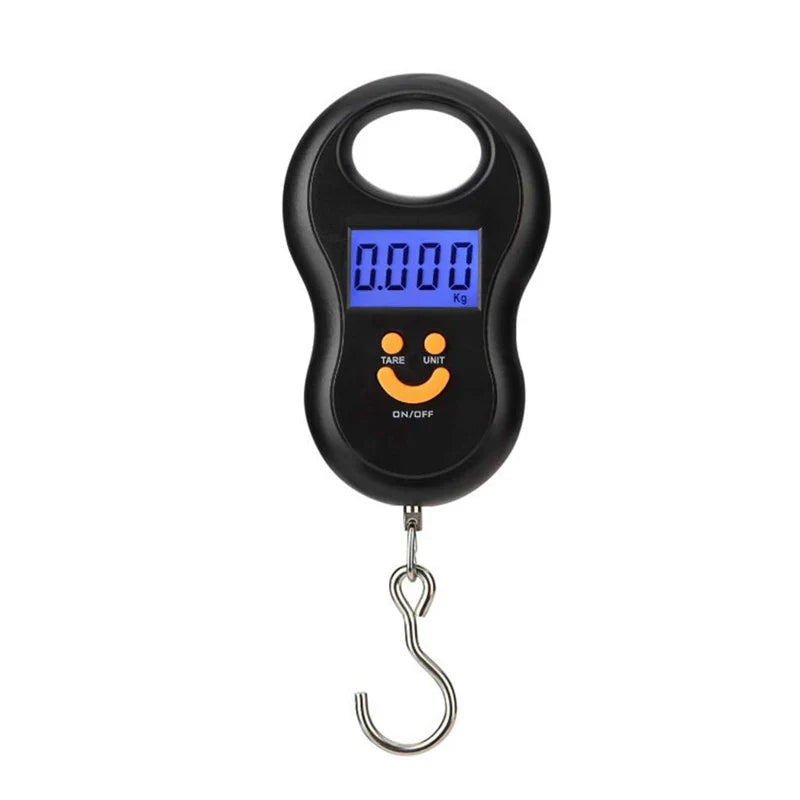 Wiegonix Digital Hanging Scale 50kg | Precise & Compact | LCD Display with Backlight | Travel & Fishing Scale