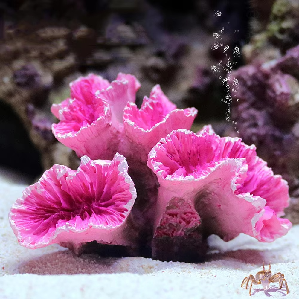 Vibrant Resin Coral Reef Decor for Aquariums