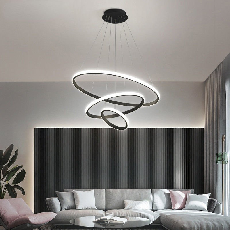 Stylish spiral ceiling lamp