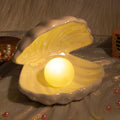 ShellGlow Lamp – Elegant Shell Lighting with Pearl