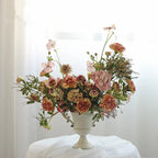 European Vintage Chalice Vase Made of Iron