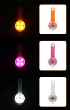 Rechargeable LED safety tag for pets