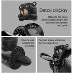 Bear Pilot Rotating Car Air Freshener