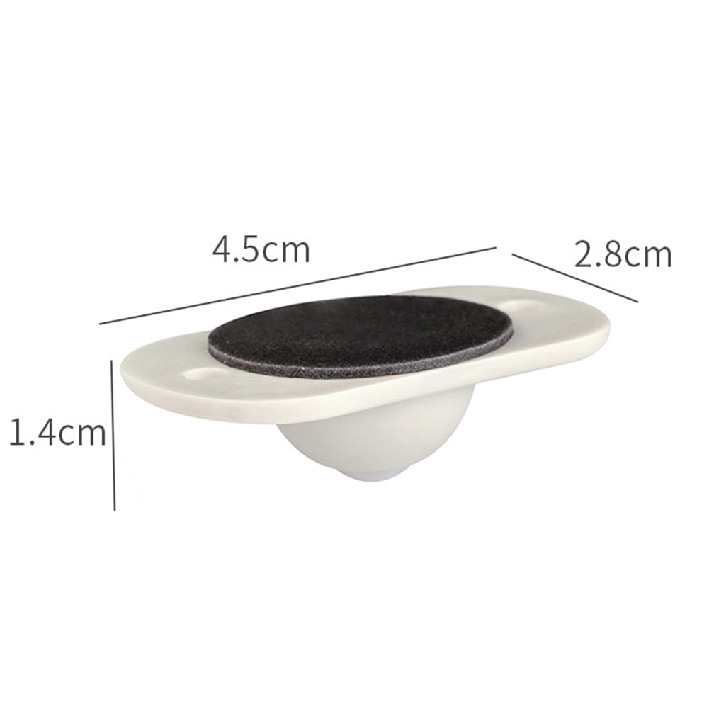 Self-adhesive small furniture wheels
