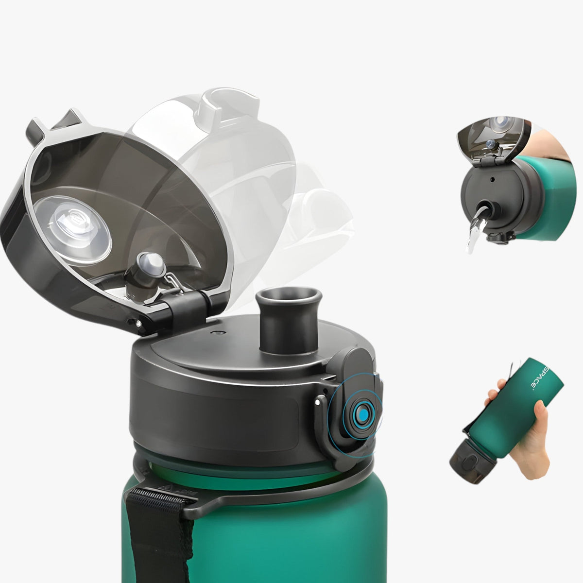 HydraShake | Sport Shaker Bottle - BPA-free and leak-proof