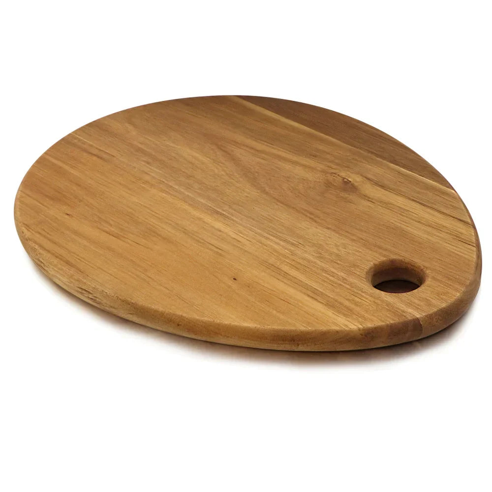Acacia drop-shaped cutting board