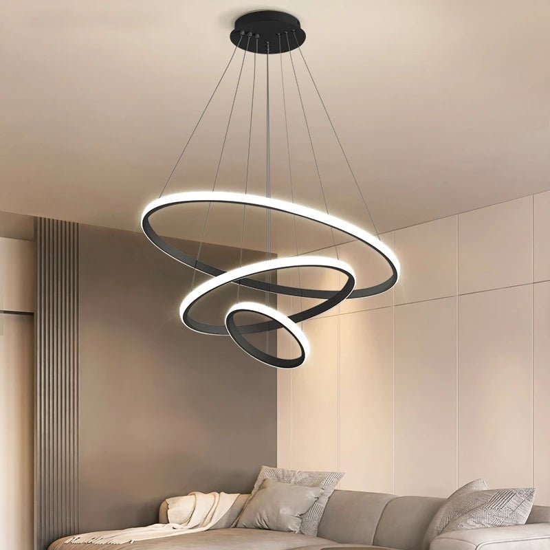 Stylish spiral ceiling lamp