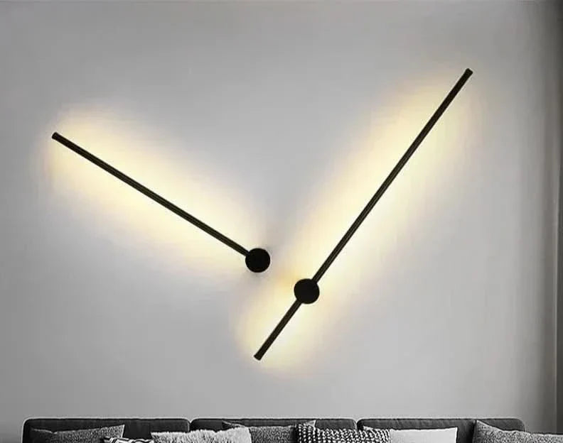 Minimalist Wall Lamp with Plug and LED Light