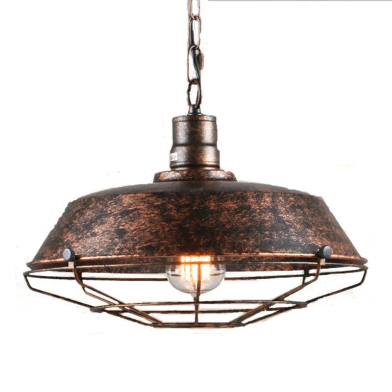Vintage Loft Pendant Light: Industrial Retro Iron Ceiling Light Chandelier for Living Room, Restaurant, Bar, Kitchen