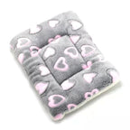 Fluffy fleece cushion for relaxed pet sleep