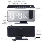 Eindhoven Astronatic | The Best Alarm Clock with LED Screen - 180° Projector - USB Charger