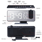 Astronatic™ Alarm Clock - LED Screen with 180° Projector