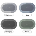 Water-Absorbent Floor Mat with Non-Slip Rubber Backing