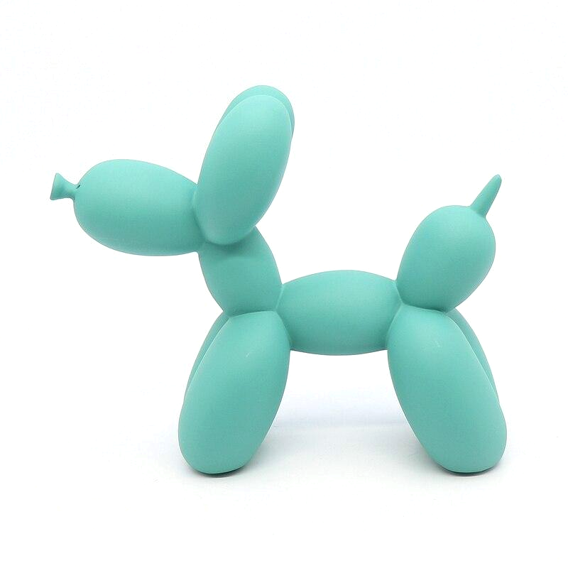 BalloonDog Lively Dog Sculpture | Pop-Art Decoration | Modern Home Decor | Handmade Statue