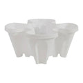 Space-saving stackable plant pots – Vertical planting system with wheels