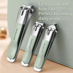 LuxNails | Professional Stainless Steel Manicure and Pedicure Set | Portable & Multifunctional | Luxurious Storage Box